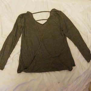 Openback Grey 3/4 sleeve